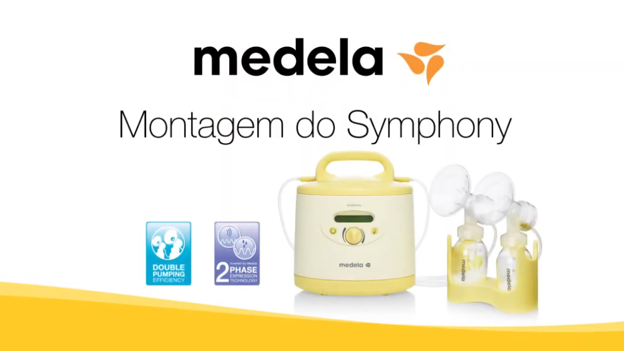 Instruções de utilização da bomba tira leite Medela Symphony